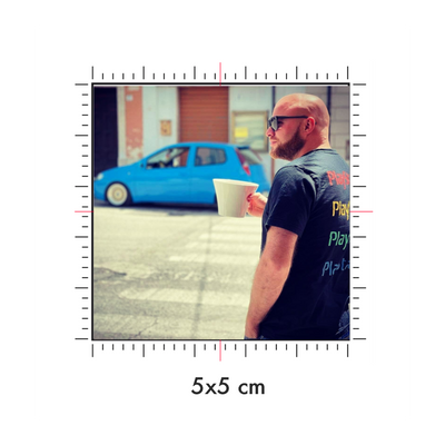 Tatuaggi temporanei personalizzati : 5 x 5 cm