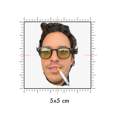 Tatuaggi temporanei personalizzati : 5 x 5 cm