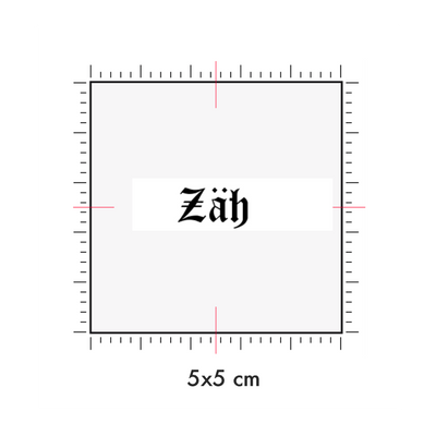 Tatuaggi temporanei personalizzati : 5 x 5 cm