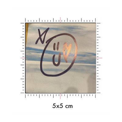 Tatuaggi temporanei personalizzati : 5 x 5 cm