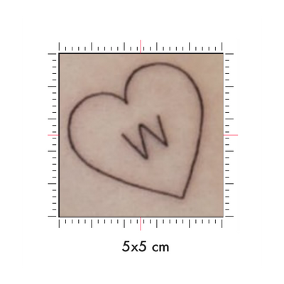 Tatuaggi temporanei personalizzati : 5 x 5 cm