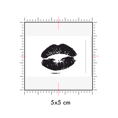 Tatuaggi temporanei personalizzati : 5 x 5 cm