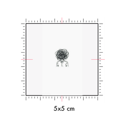 Tatuaggi temporanei personalizzati : 5 x 5 cm