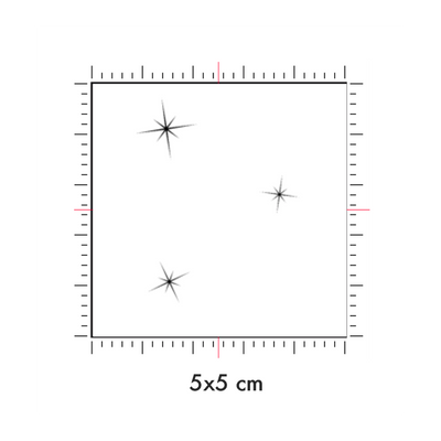 Tatuaggi temporanei personalizzati : 5 x 5 cm