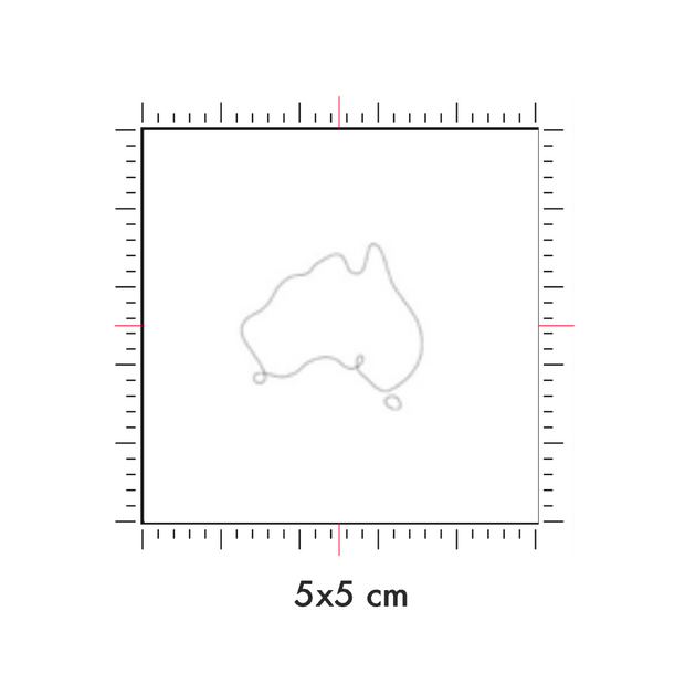 Tatuaggi temporanei personalizzati : 5 x 5 cm