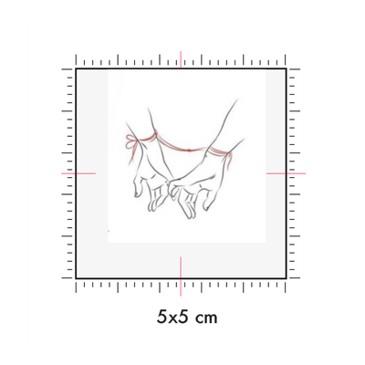 Tatuaggi temporanei personalizzati : 5 x 5 cm