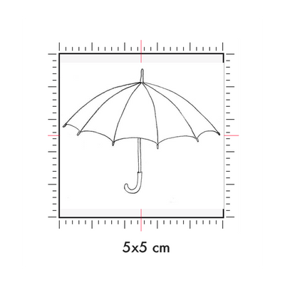 Tatuaggi temporanei personalizzati : 5 x 5 cm