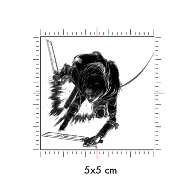 Tatuaggi temporanei personalizzati : 5 x 5 cm