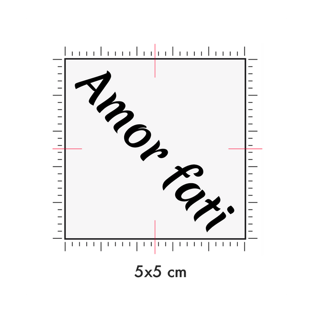 Tatuaggi temporanei personalizzati : 5 x 5 cm