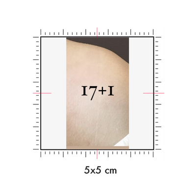 Tatuaggi temporanei personalizzati : 5 x 5 cm