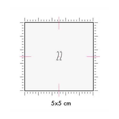 Tatuaggi temporanei personalizzati : 5 x 5 cm