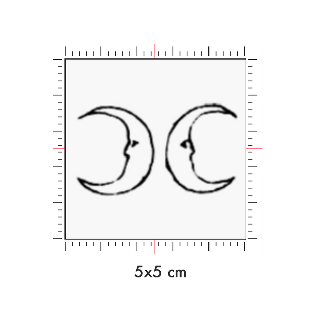 Tatuaggi temporanei personalizzati : 5 x 5 cm