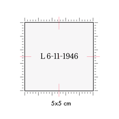 Tatuaggi temporanei personalizzati : 5 x 5 cm