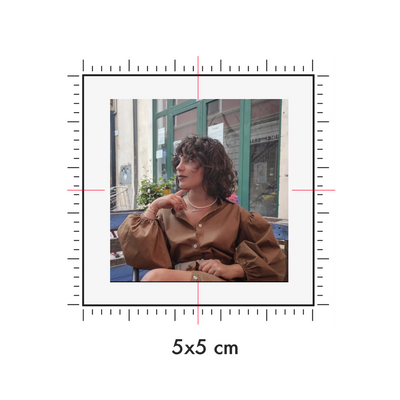 Tatuaggi temporanei personalizzati : 5 x 5 cm