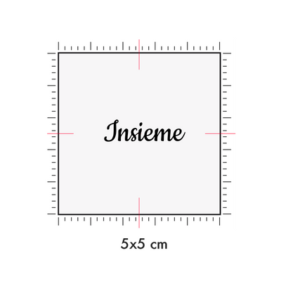 Tatuaggi temporanei personalizzati : 5 x 5 cm