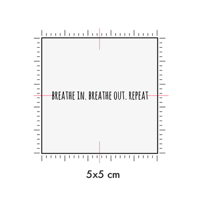 Tatuaggi temporanei personalizzati : 5 x 5 cm