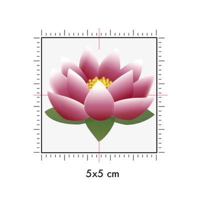 Tatuaggi temporanei personalizzati : 5 x 5 cm