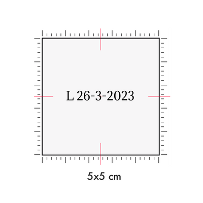Tatuaggi temporanei personalizzati : 5 x 5 cm
