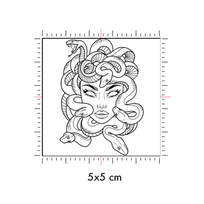 Tatuaggi temporanei personalizzati : 5 x 5 cm