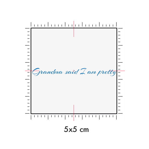 Tatuaggi temporanei personalizzati : 5 x 5 cm