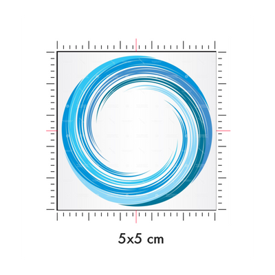 Tatuaggi temporanei personalizzati : 5 x 5 cm