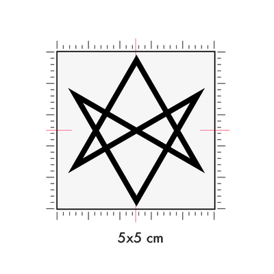 Tatuaggi temporanei personalizzati : 5 x 5 cm
