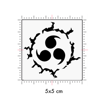 Tatuaggi temporanei personalizzati : 5 x 5 cm
