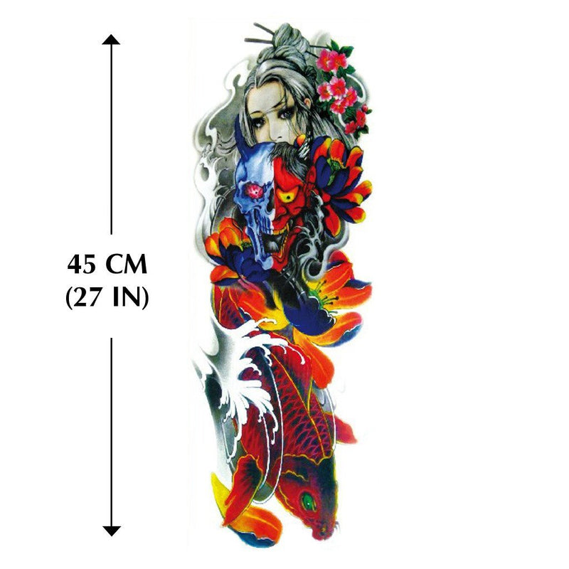 dessin tatouage bras japonais femme